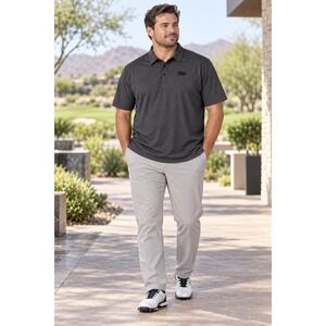 PXG Parsons Xtreme Golf Polo Shirt Mens 2XL Gray Minimalist Quiet Luxury S2